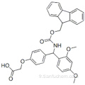 Acide 4 - [(2,4-diméthoxyphényl) (Fmoc-amino) méthyl] phénoxyacétique CAS 145069-56-3